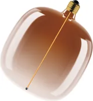 OSRAM Vintage 1906 Big Oval ist eine dimmbare, dekorative Lampe mit LED-Glüwendel-Magnet-Technologie. Sie bietet 4.8 W für 200 lm, E27 Fassung, Tea Brown Design, 187 mm Durchmesser, CRI 80.