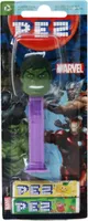 PEZ Hulk Figur mit lila Spender und zwei Päckchen Bonbons 17g