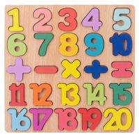 Bunte Holz Alphabet Puzzle Bord Lehrmittel Montessori Party Spielzeug 