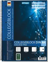 Stylex 43888 Collegeblock, Spirale, DIN A4,liniert