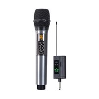 INF Sprachmikrofon, Konferenzmikrofon, Karaoke-Mikrofon, englische Version Schwarz