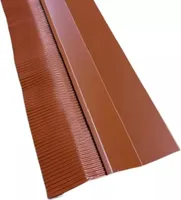 Brustblech rot RAL 8004 mit 13 cm langer Schürze 2 m