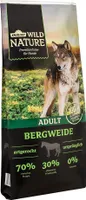 Dehner Wild Nature Hundefutter Bergweide, Trockenfutter getreidefrei / zuckerfrei, für ausgewachsene Hunde, Pferd, 12 kg