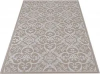 Outdoor-Teppich taupe-weiß