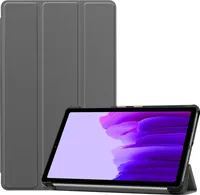 Pokrowiec ochronny do Samsung Galaxy A7 Lite SM-T220 SM-T225 8,7 cala Slim Case z funkcją podstawki i automatycznym usypianiem/budzeniem szary