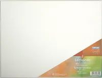 2 Leinwände bespannte Keilrahmen Leinwand 30x40cm