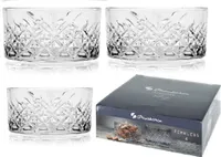 Pasabahce 530040 Ponadczasowe szklane miseczki deserowe zestaw 4 Ø 9 cm