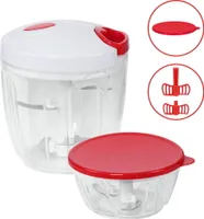 STONELINE® Multizerkleinerer Set 9-teilig | Rot