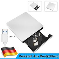 Externes DVD Laufwerk USB 3.0 Brenner Slim CD DVD-RW Brenner für PC Laptop Neu