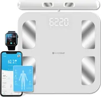 Silvergear Digitalwaage mit Fett- und Muskelmassemessung