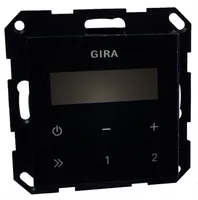 GIRA 228405 Radio Uhr Digital Schwarz (228405)