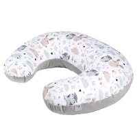 Pepi Stillkissen mit Velvet - Stillhorn Stillhörnchen kleines Baby Still Kissen für Füttern von Babys Neugeborene Breastfeeding - Forest Friends