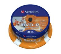 Verbatim DVD-R 16x Speed 4,7GB , 25er, Rohlinge