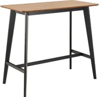 Smuk Bartisch 120 cm Roxan Eiche - Schwarz