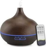 Elektrisch 7 Farben LED Ultraschall Luftbefeuchter 500ml Aroma Diffuser Aromatherapie Duftlampe Öle Diffusor,