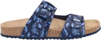 GEOX Hausschuhe GHITA, Glattleder, Blau, Kinder
