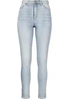 Urban Classics DAMEN HIGH WAIST - Flared Jeans - tinted light blue