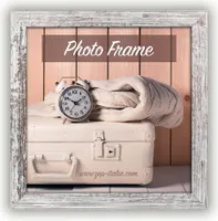 Zep Nelson 6 White Brown 20x20 Cm Wood Photo Bilderrahmen Beige  Beige One Size