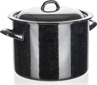 BANKETT Topf emailliert 18 cm, mit Deckel