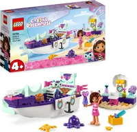 LEGO 10786 Gabby's Dollhouse Gabby & Meerkatze Schiff & Spa Boot Set mit Schönheitssalon, Puppenhaus mit Figuren und Zubehör, Spielset für Mädchen, Jungen, Kinder ab 4 Jahren