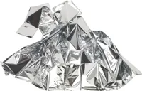 Rettungsdecke 210 x 130 cm Unfalldecke silber Rettungsfolie Notfalldecke Schutz