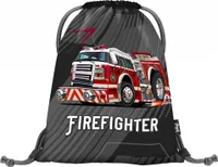 Baagl Turnbeutel für Junge,  Schuhbeutel für Kinder, Schule und Kindergarten Sportbeutel, Sportrucksack, Gymsack (Feuerwehr)
