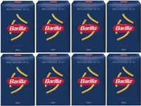 Barilla Maccheroni Nr 44 Pasta aus Hartweizengriess 500g 8er Pack