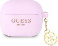 Guess 4G Charms Silicone Case - AirPods 3 Case (Purple)