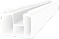 ARON Econ Fensterbankanschluss weiß/weiß 1400 mm