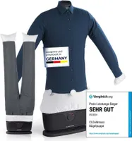 CLEANmaxx Bügler für Hemden, Blusen & Hosen - Schwarz