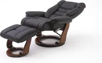 MCA Furniture Relaxsessel Toronto Schwarz, 87 cmx85-132 cmx106- kaufen