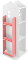 360° drehbares Bücherregal Rosa  Eck Bücherregal für Kinder