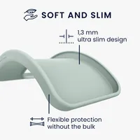 kwmobile Hülle kompatibel mit Google Pixel 7 Hülle - weiches TPU Silikon Case - Cover geeignet für kabelloses Laden - Cool Mint