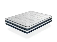 Matratze 160X200 MEMOLATEX - H3 - Hohe 26 CM - LateX- und viskoelastische Lendenwirbelverstarkung