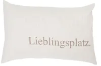 David Fussenegger Kissenhülle Silvretta 'Lieblingsplatz' 40 x 60 cm Rauch