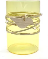 Teelichthalter aus Glas 9 x 13,5cm 1 Stück