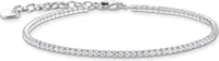 Thomas Sabo A2168-051-14-L19V Silbernes Tennisarmband mit weißen Steinen
