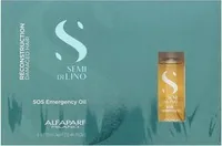 Alfaparf Milano Semi Di Lino Reconstruction SOS Emergency Oil Stärkungspflege für trockenes und geschädigtes Haar 6 x 13 ml