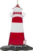 Leuchtturm Wanddeko Metall Wandbild Maritim Deko Figur Skulptur Objekt Bild
