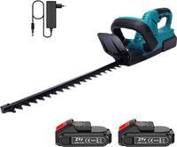 Akku-Heckenschere Elektro Grasschere mit Elektrisch Akku und Ladegerät Hedge Trimmer, 1800w 21v Bürstenlosem Motor 2,0 Ah Akku Ladegerät 40cm Schnittlänge