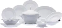 Thun 1794 Jedálenský set Bernadotte, český porcelán, biely, Thun, 25 d.