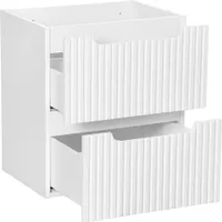 Waschtischunterschrank 50 cm, weiß, NEWPORT-56-WHITE