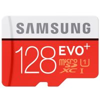 Samsung microSDXC Speicherkarte EVO Plus 128 GB mit SD Adapter