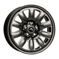 żelazne felgi ALCAR HYBRIDRAD 130601A 6.5x16 5x108 ET 47 ANTHRACITE