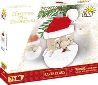 Dekorace na vánoční stromek z kostek - Santa Claus