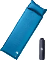 Selbstaufblasende Isomatte mit Kissen Türkis
