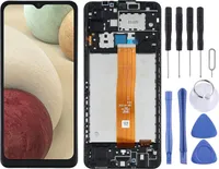 Für Samsung Galaxy A12 SM-A125F Display Full LCD Einheit Rahmen Touch Ersatzteil Reparatur Schwarz