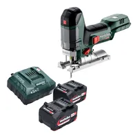 Akumulátorová přímočará pila Metabo ST 18 LT 130 BL 18 V 130 mm bezkartáčová + 2x akumulátor 4,0 Ah + nabíječka