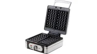 Domo DO 9047 W Waffeleisen, Edelstahlgehäuse, 1400 Watt, Thermostat