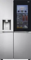LG Electronics GSXV91BSAE Kühlschrank Side-by-Side mit Eis-, Crushed Ice und Wasserspender | interner Wassertank 4L | Total No Frost | Brushed Steel